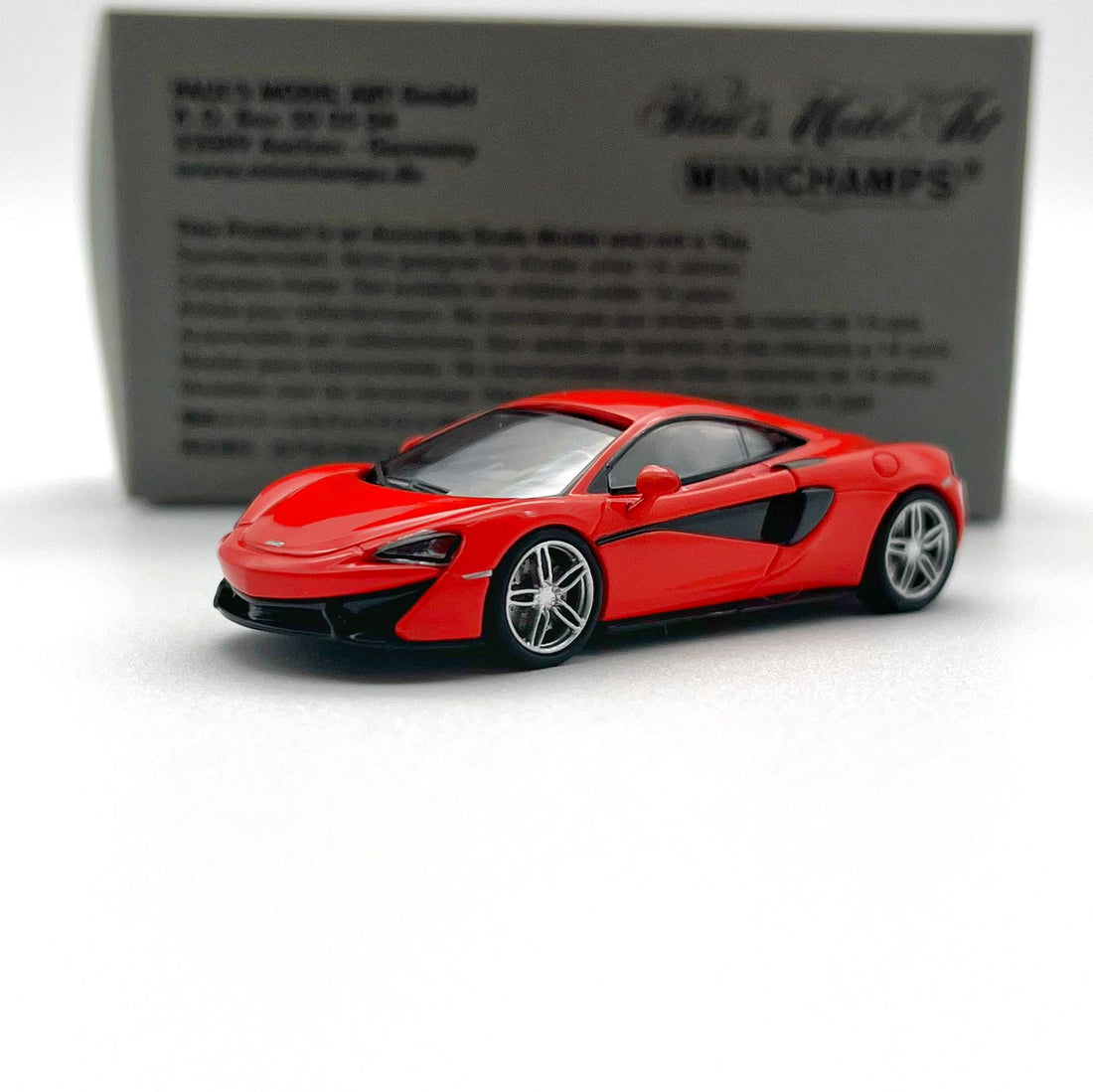 Minichamps McLaren 570 S LHD Vermillion Red Rot 1:87