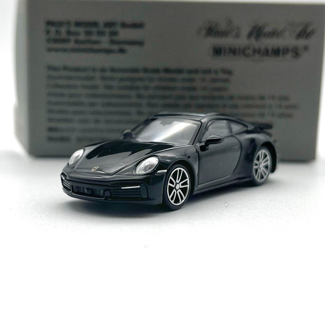 Minichamps Porsche 911 Turbo 2020 LHD Black Schwarz 1:87