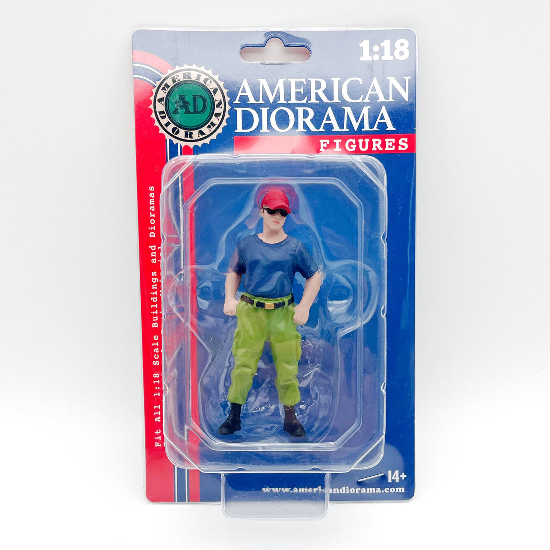 American Diorama Figures Firefighters Off Duty Feuerwehrmann 1:18