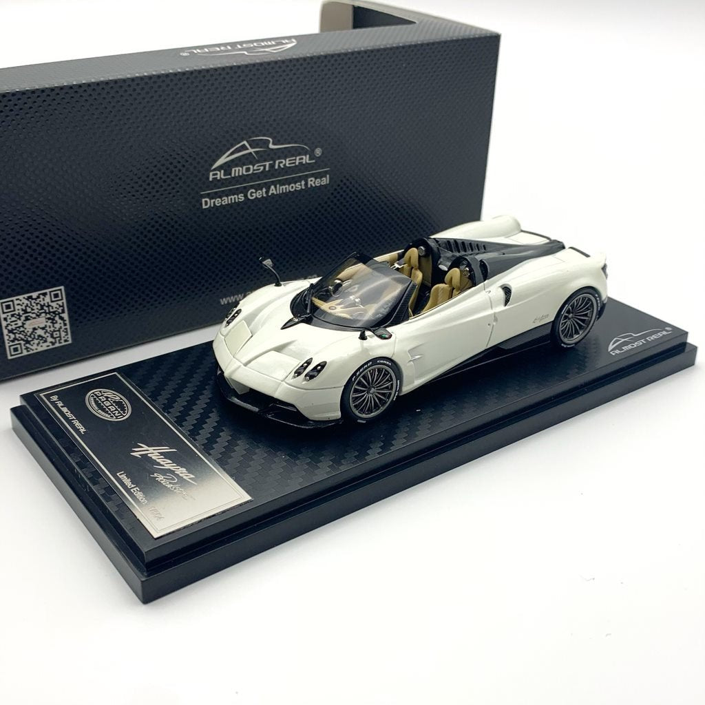 Almost Real Pagani Huayra Roadster 2017 Bianco Fabriano 450302 Limited Edition 1:43