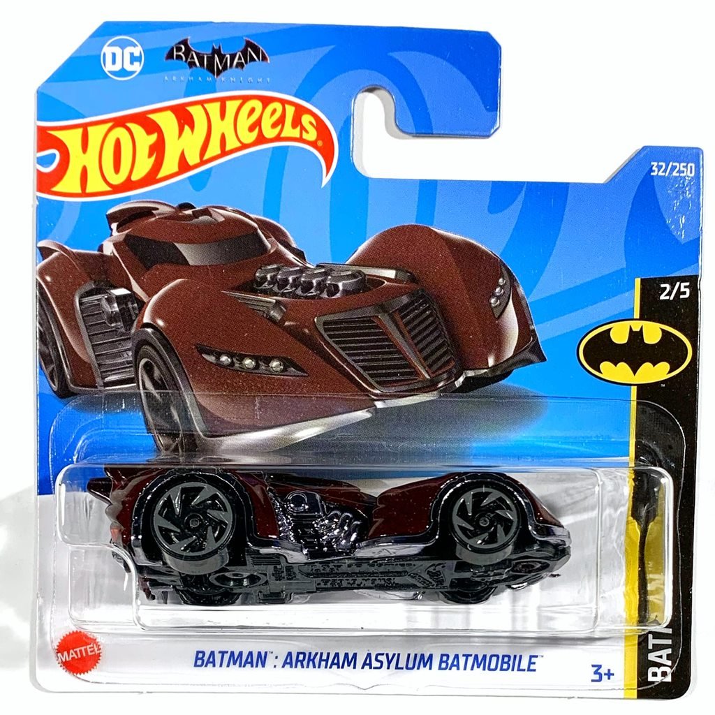 Hot Wheels Batman: Arkham Asylum Batmobile 32/250 Batman 2/5 2022 HCW59 1:64