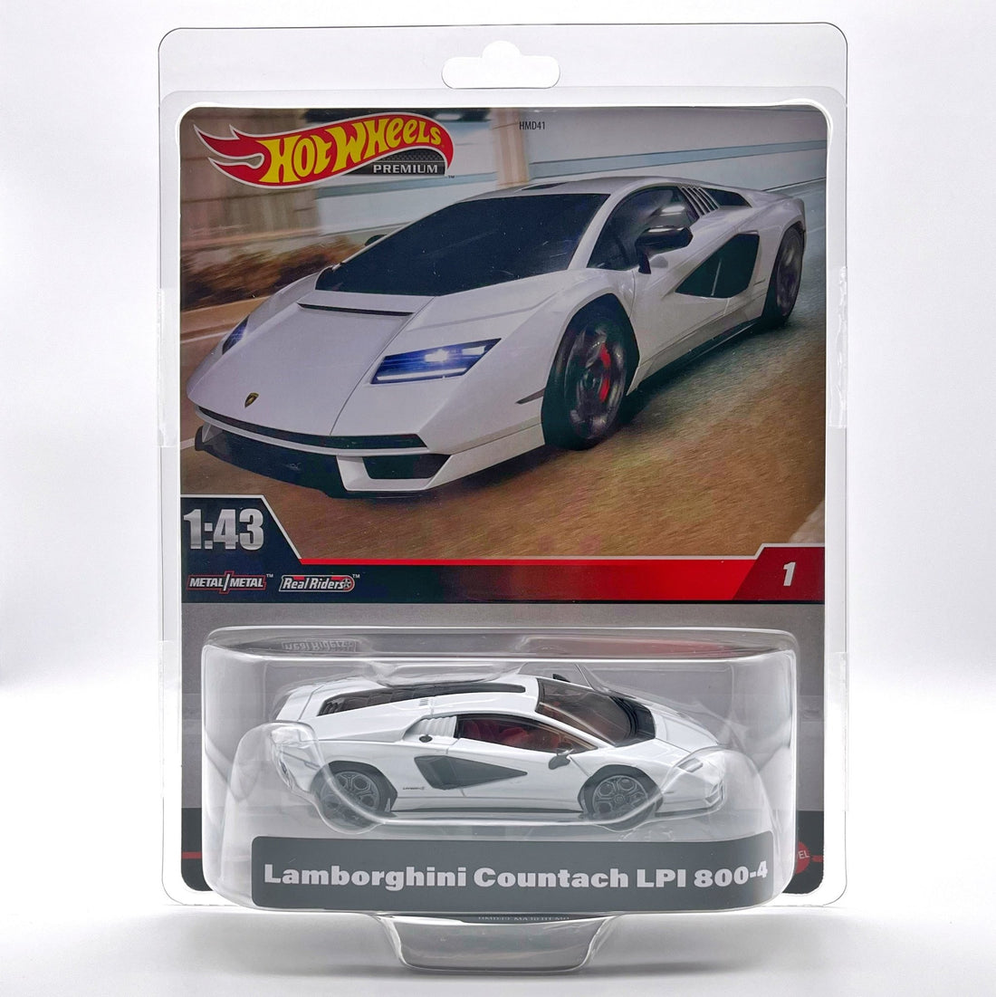 Hot Wheels-Hot Wheels Lamborghini Countach LPI 800-4 LHD White Weiß Mix 1 