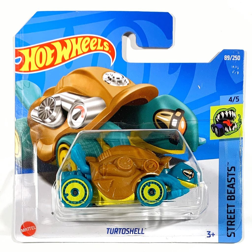 Hot Wheels-Hot Wheels Turtoshell 89/250 Street Beasts 4/5 2022 HCX05 1:64 - spielwaren-bunjaku
