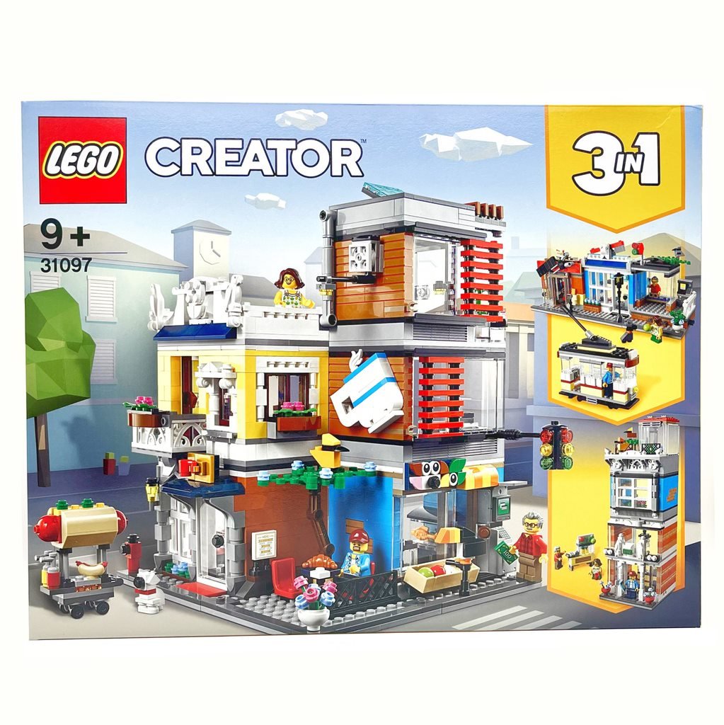 LEGO-LEGO Creator Stadthaus mit Zoohandlung &amp; Cafe Set 31097 - Spielwaren-Bunjaku