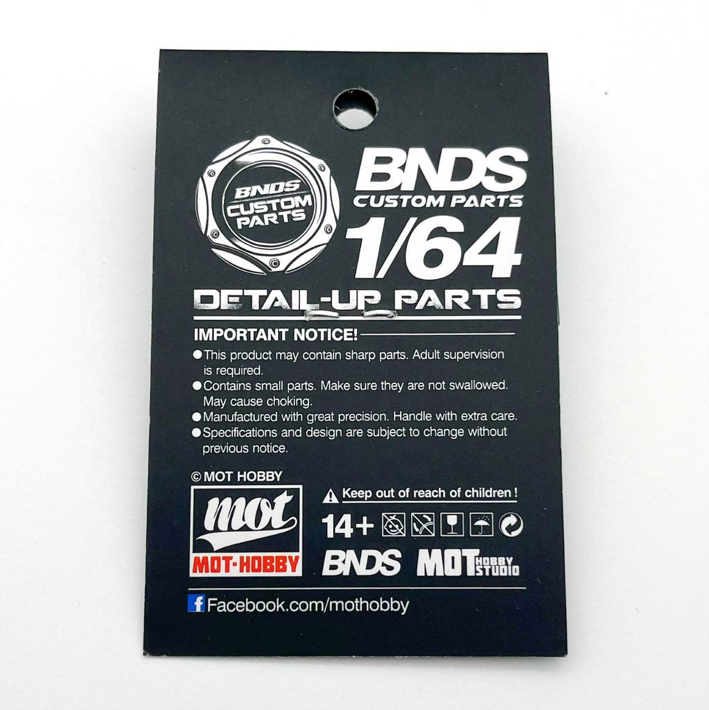 Mot Hobby BNDS-Mot Hobby BNDS Custom Parts Racing Tow Hooks Abschlepphaken Metal 1:64 - Spielwaren-Bunjaku
